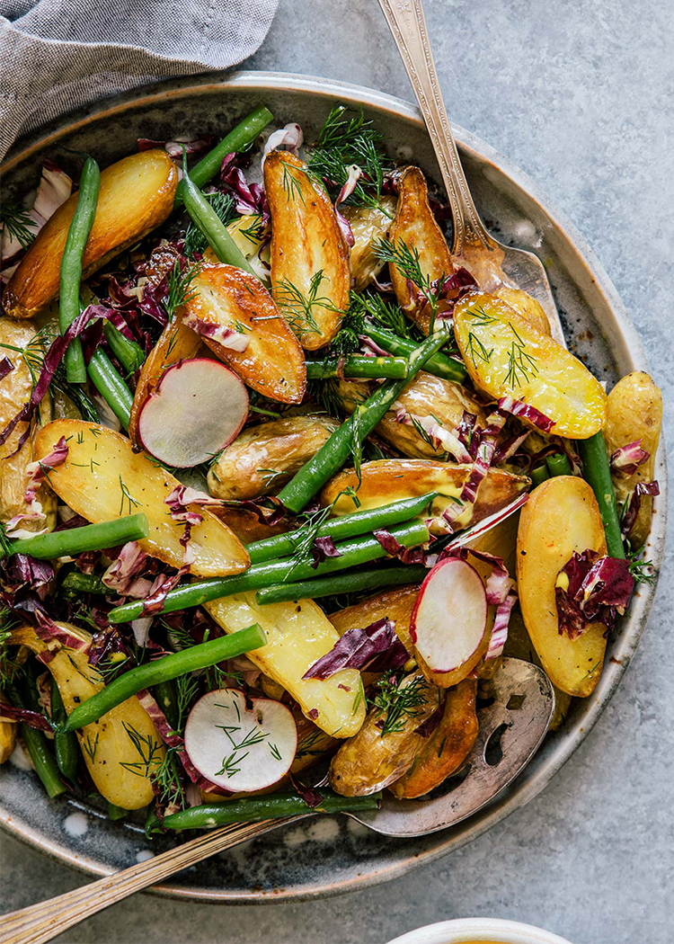 Potato Salad with Saffron Aioli | COSME Magazine