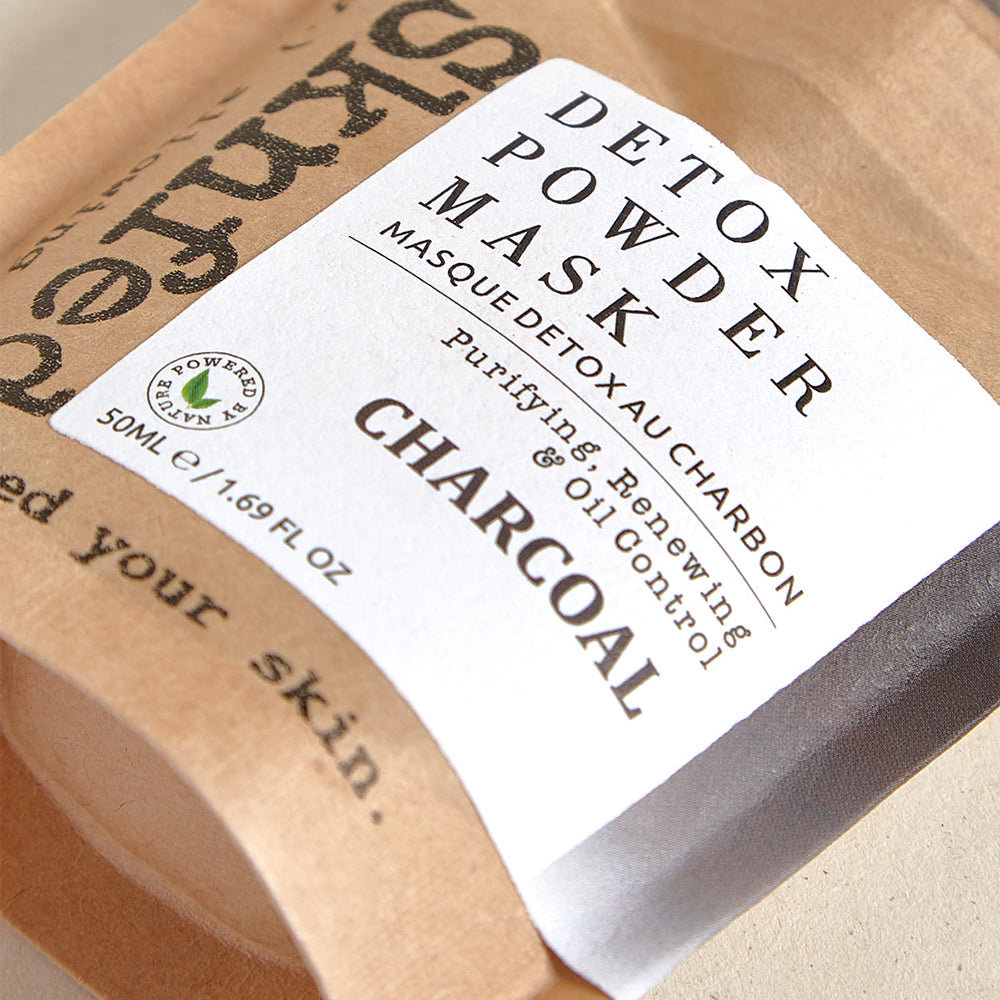 SKNFED Detox Powder Mask - Charcoal 50g