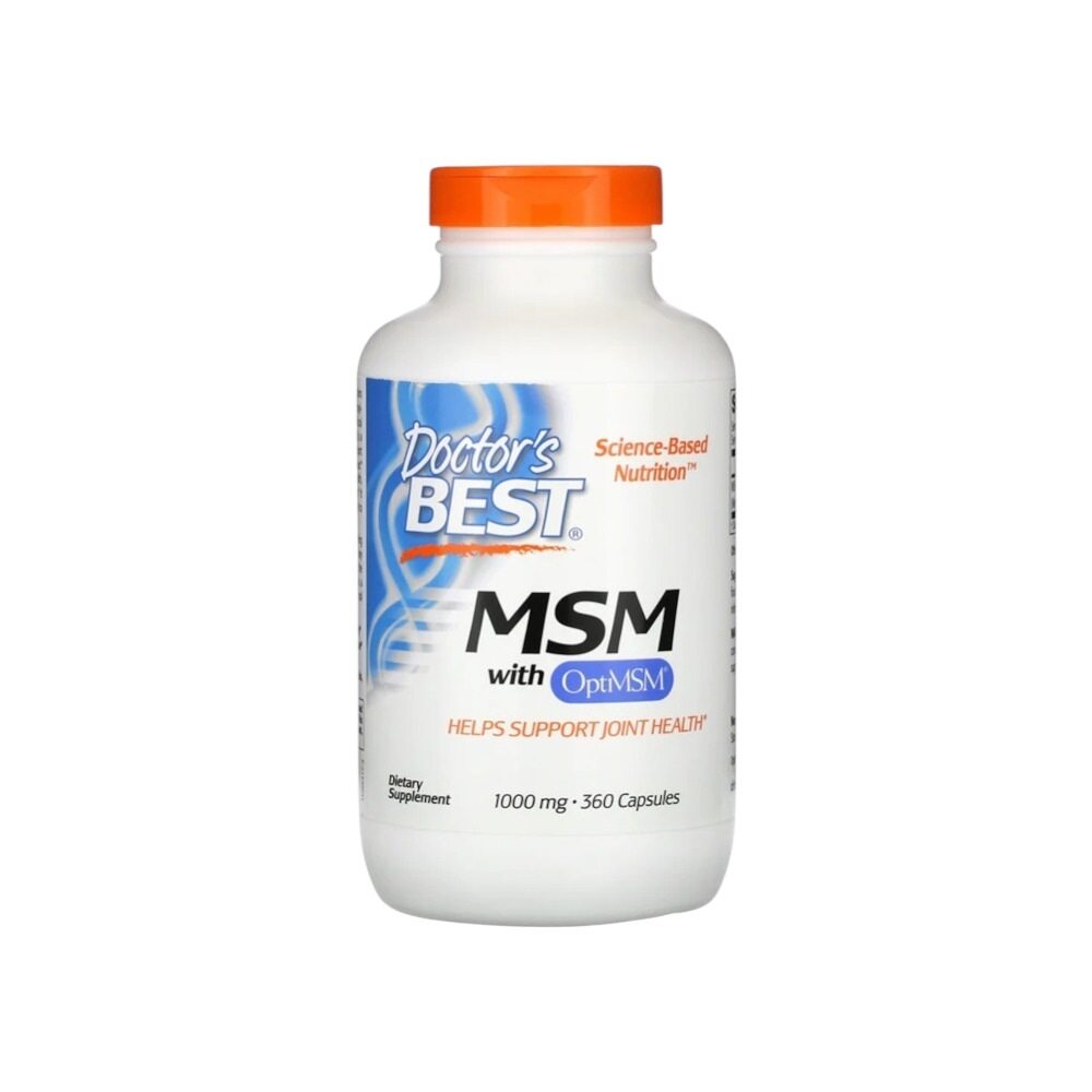 Doctor's Best MSM with OptiMSM, 1000mg 360 Caps