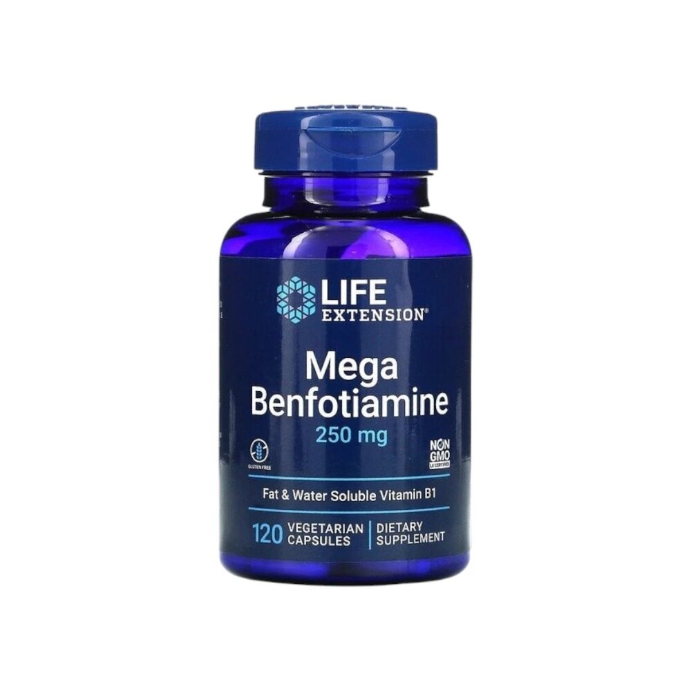 Life Extension Mega Benfotiamine, 250mg 120 Vcaps