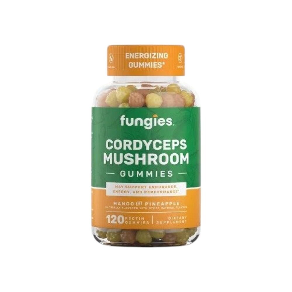 Fungies Cordyceps Mushroom Gummies, Mango & Pineapple 120 gummies