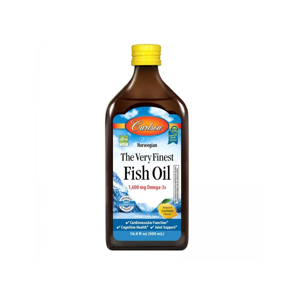 Very Finest Fish Oil Lemon 500ML 1600MG