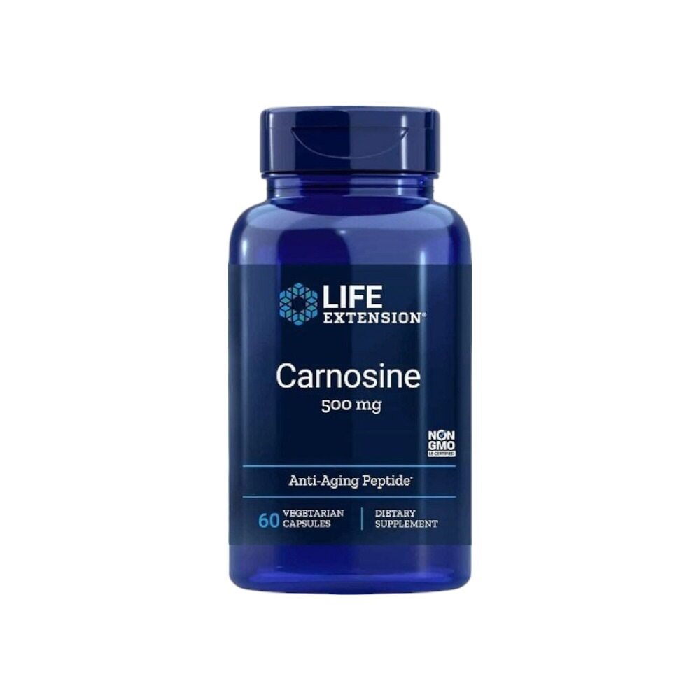 Life Extension Carnosine, 500mg 60 Vcaps