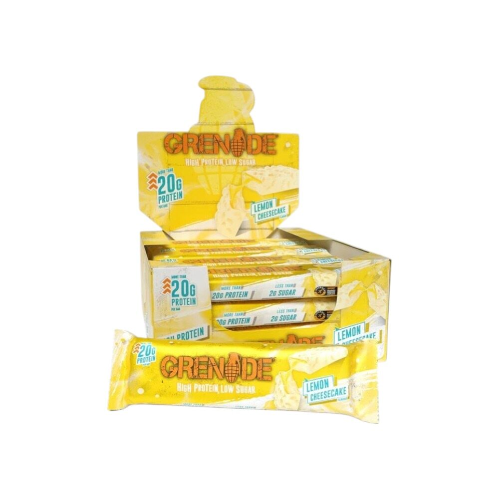 Grenade Protein Bars, Lemon Cheesecake 12 x 60g