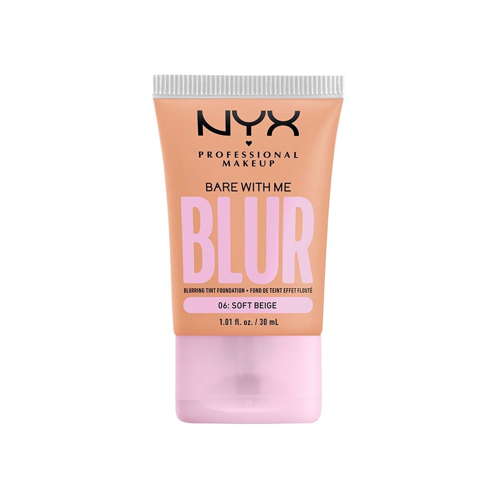 NYX Bare With Me Blur Foundation 30ml - 06 Soft Beige