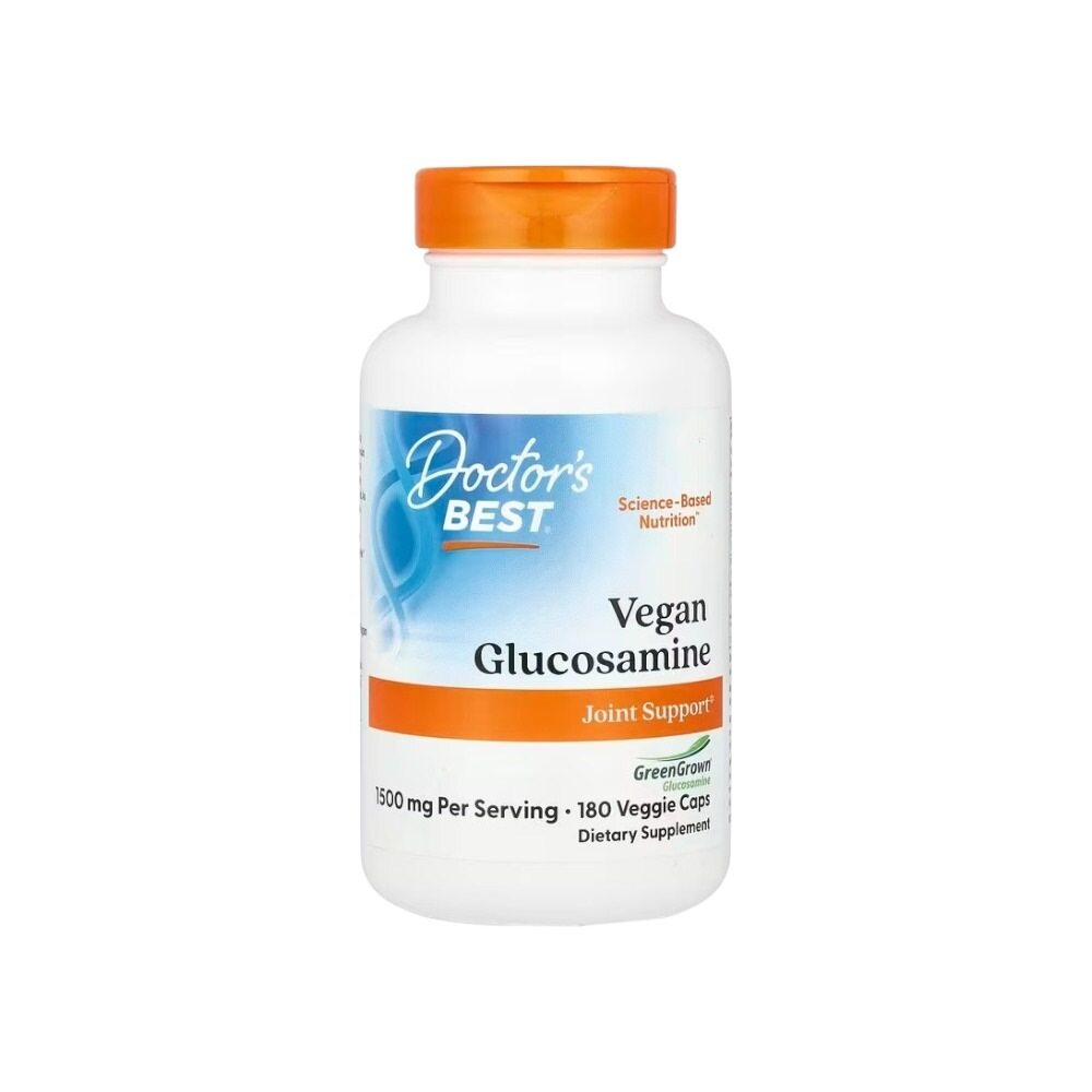 Doctor's Best Vegan Glucosamine with GreenGrown, 1500mg 180 vcaps