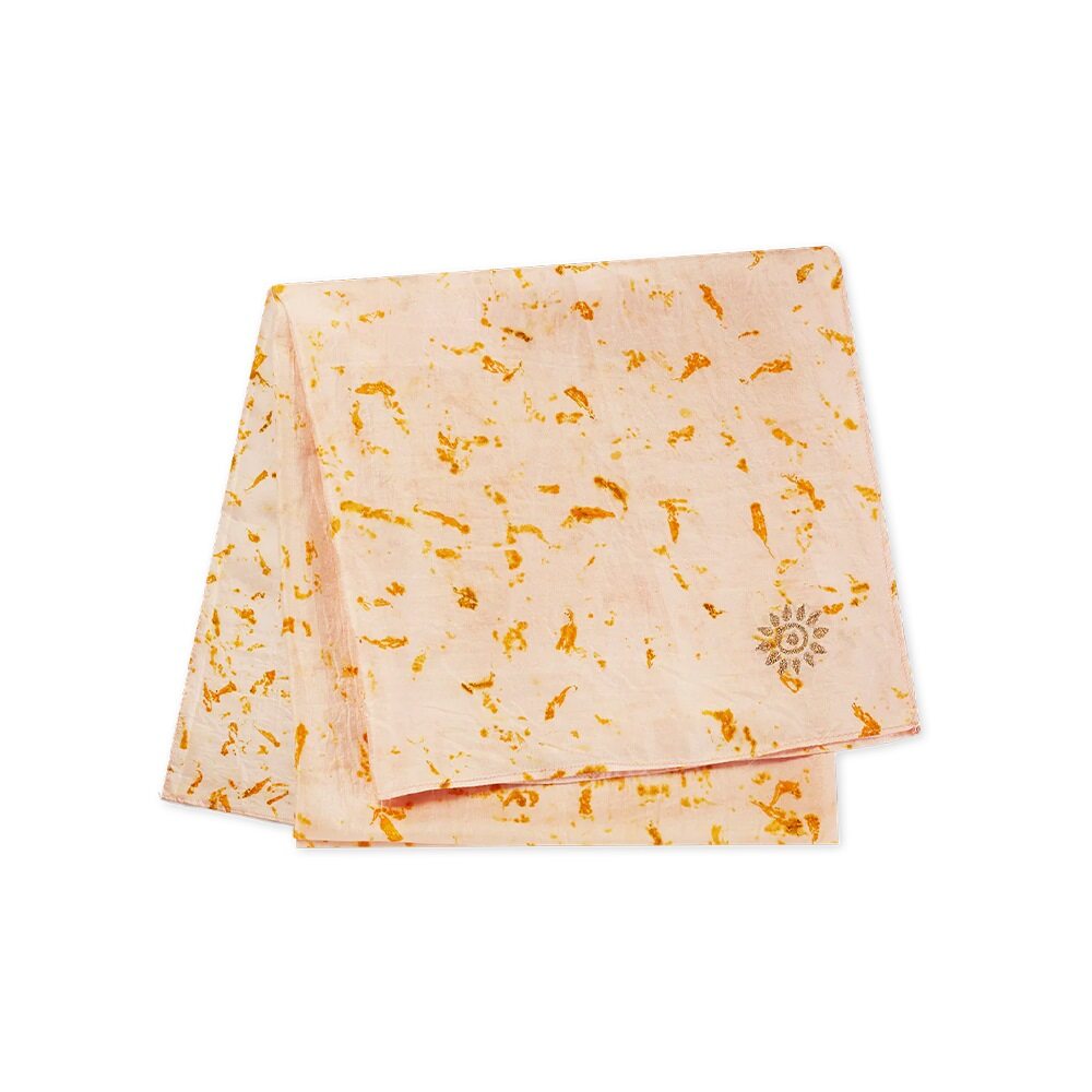 Mauli Rituals Temple Blessed, Pure Silk Scarf, 90 x 90cm
