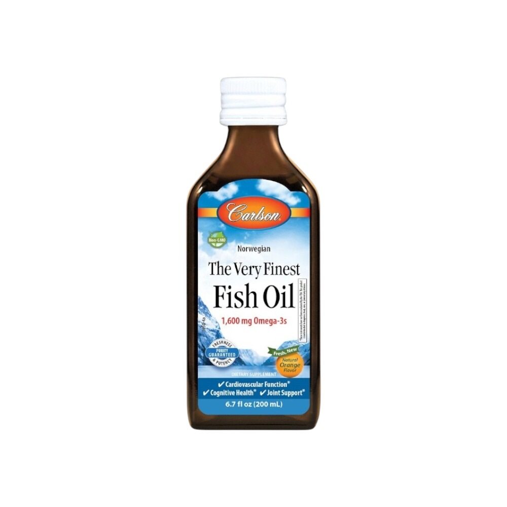 Carlson Labs The Very Finest Fish Oil, Natural Orange 200ml
