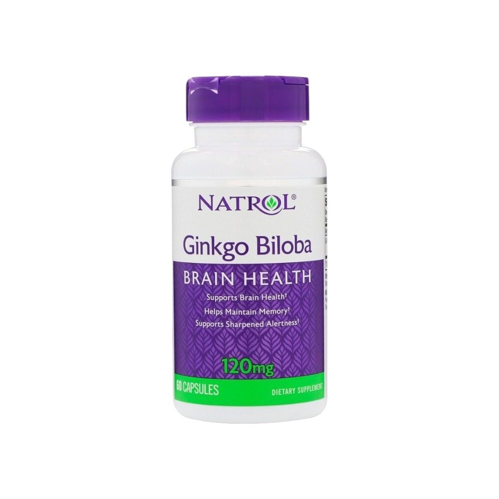 Natrol Ginkgo Biloba, 120mg 60 caps