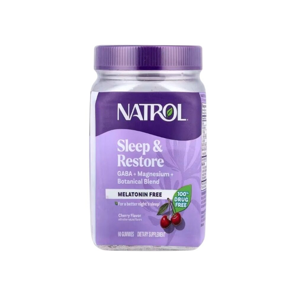 Natrol Sleep & Restore Melatonin Free, Cherry 60 gummies