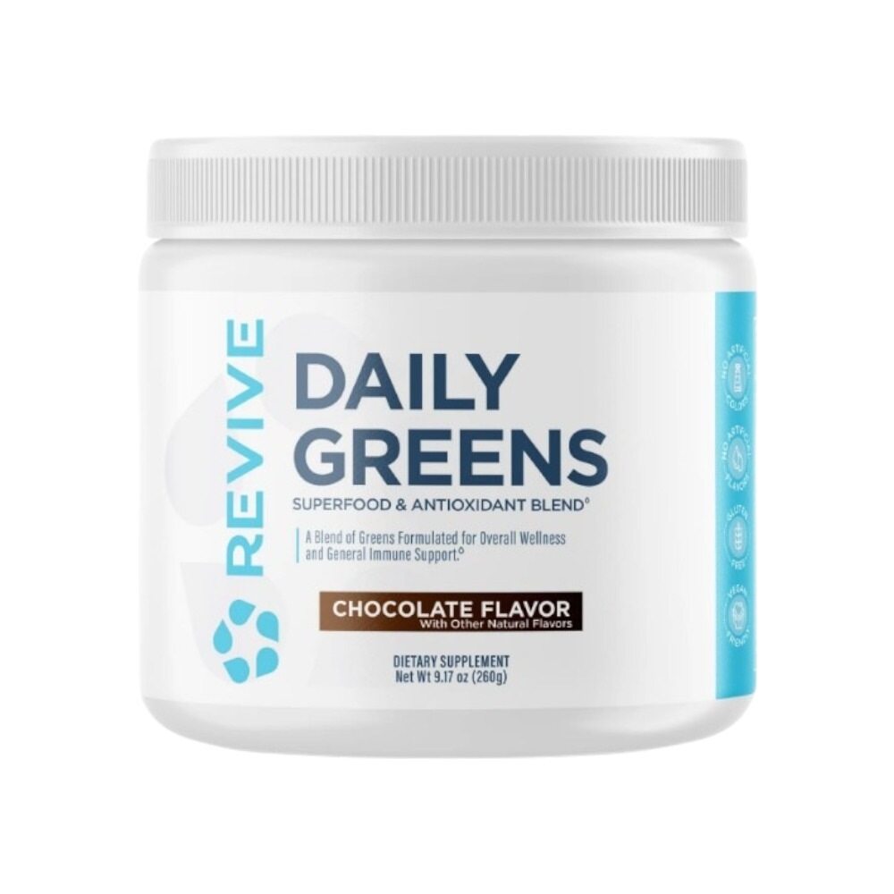 Revive Daily Greens Powder, Chocolate 260g