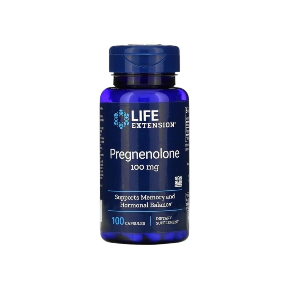 Life Extension Pregnenolone, 100mg 100 Caps