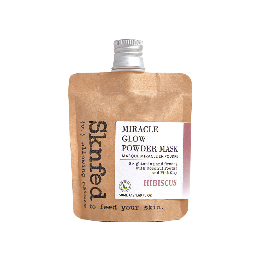 SKNFED Miracle Glow Powder Mask With Hibiscus 50g