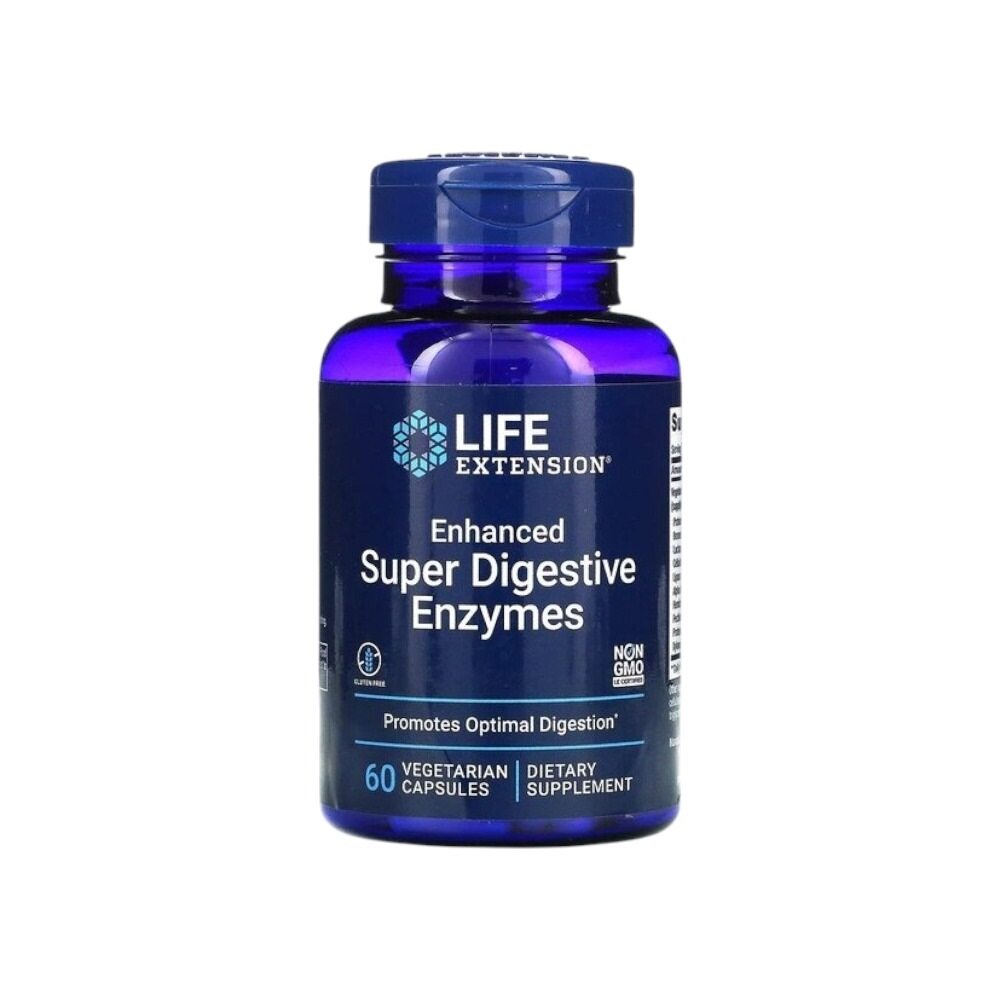 Life Extension Enhanced Super Digestive Enzymes and Probiotics 60 Vcaps