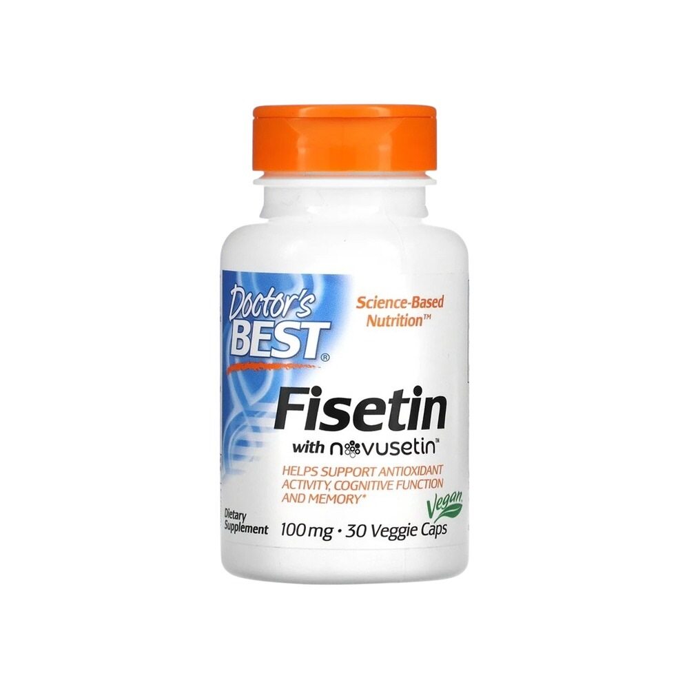 Doctor's Best Fisetin with Novusetin, 100mg 30 Vcaps