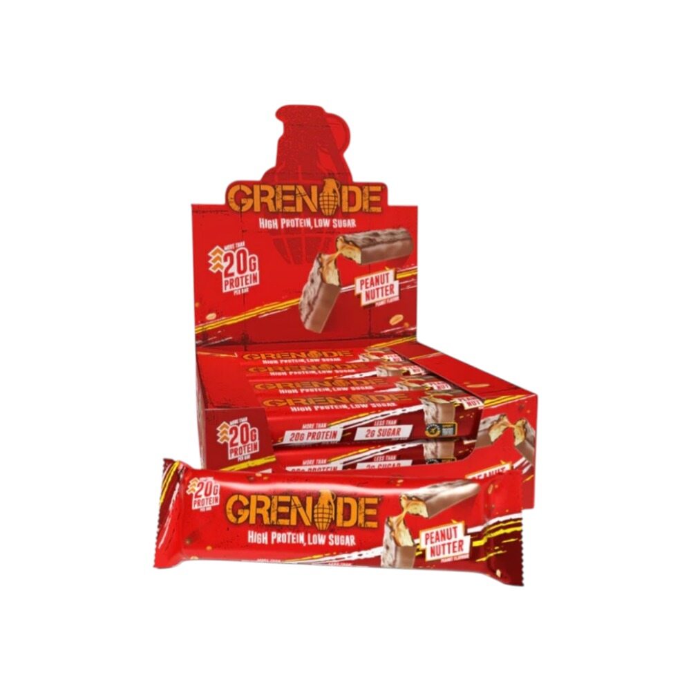 Grenade Protein Bars, Peanut Nutter (EAN 5060221206822) 12 x 60g