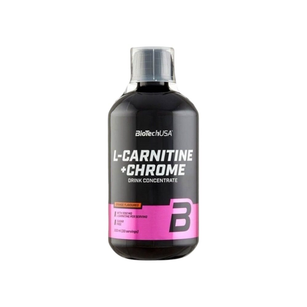 BioTechUSA L-Carnitine + Chrome, Orange 500ml
