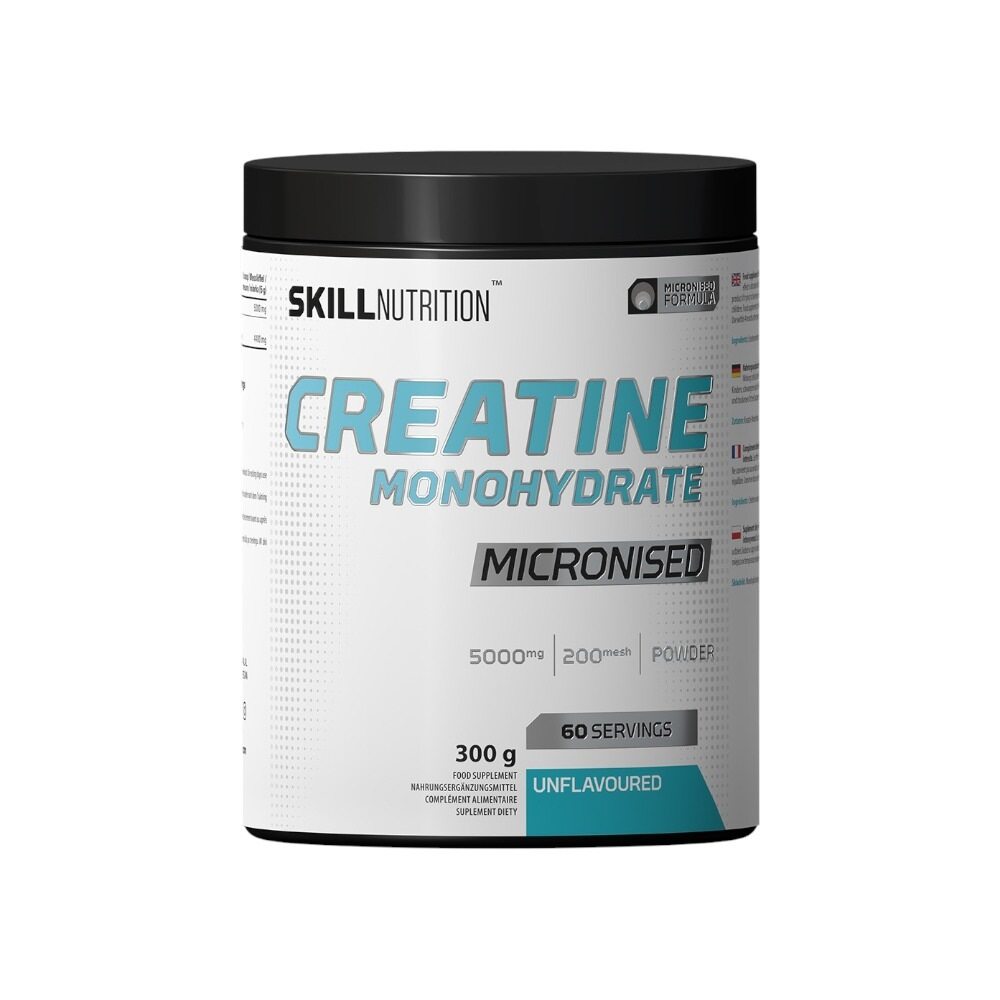 Skill Nutrition Micronised Creatine Monohydrate Unflavoured 300g