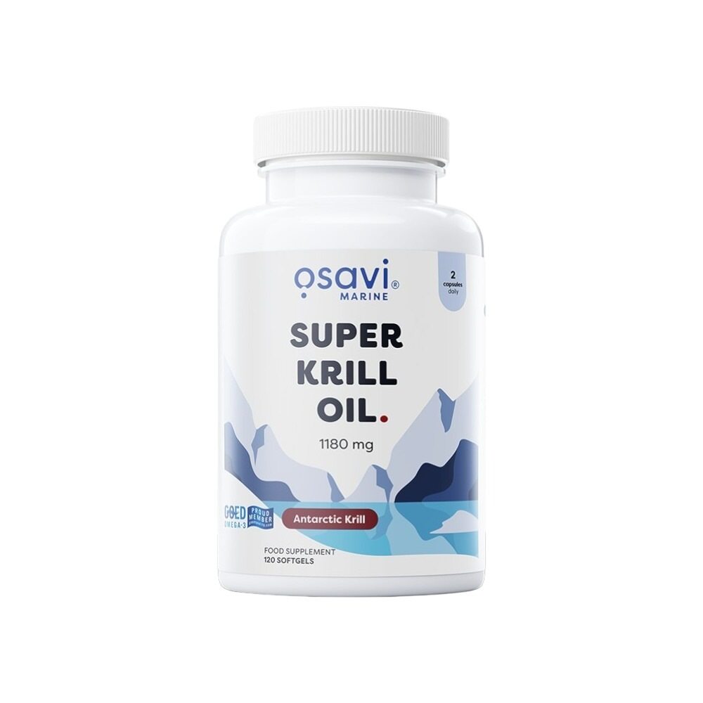 Osavi Super Krill Oil, 1180mg 120 Softgels
