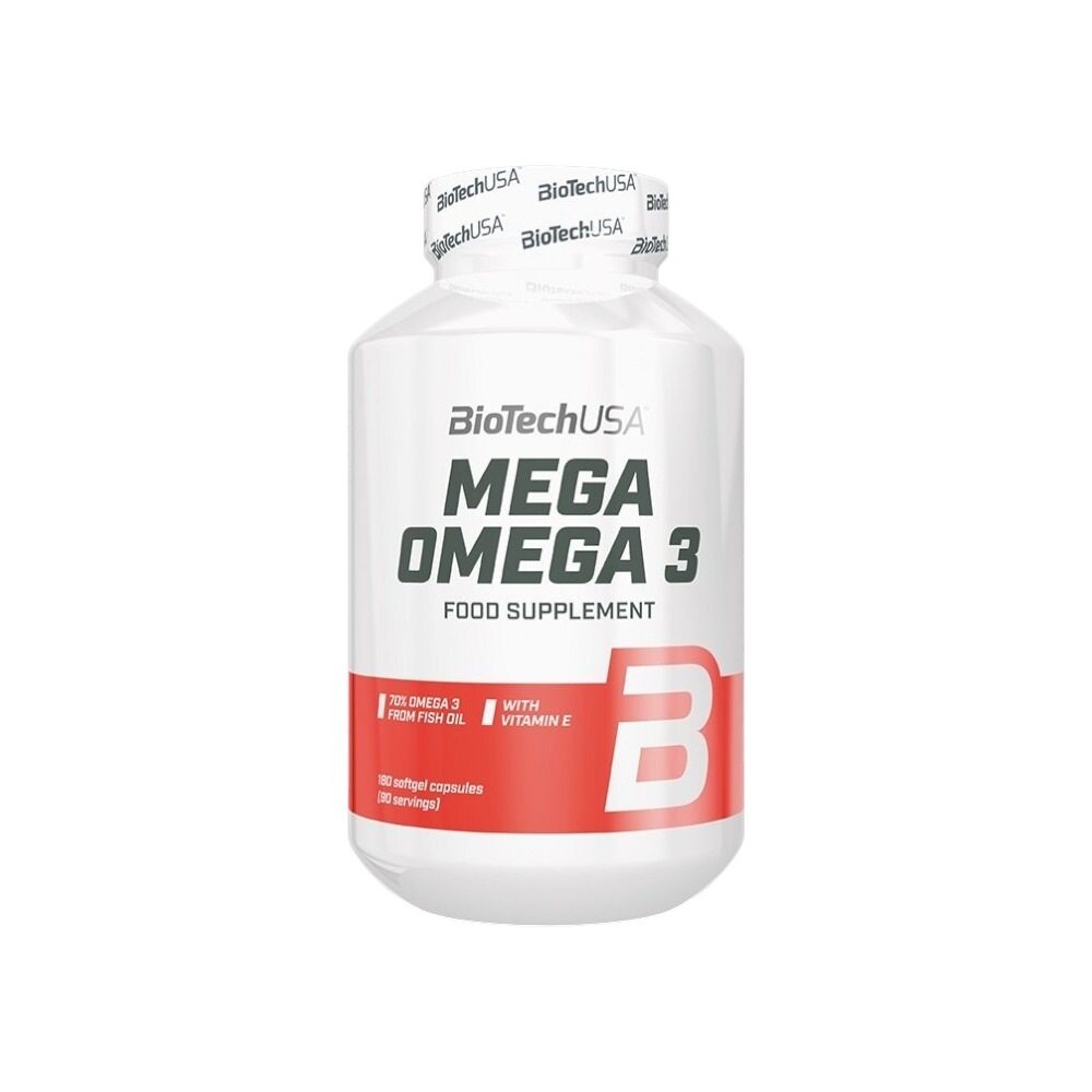 BioTechUSA Mega Omega 3 180 Caps