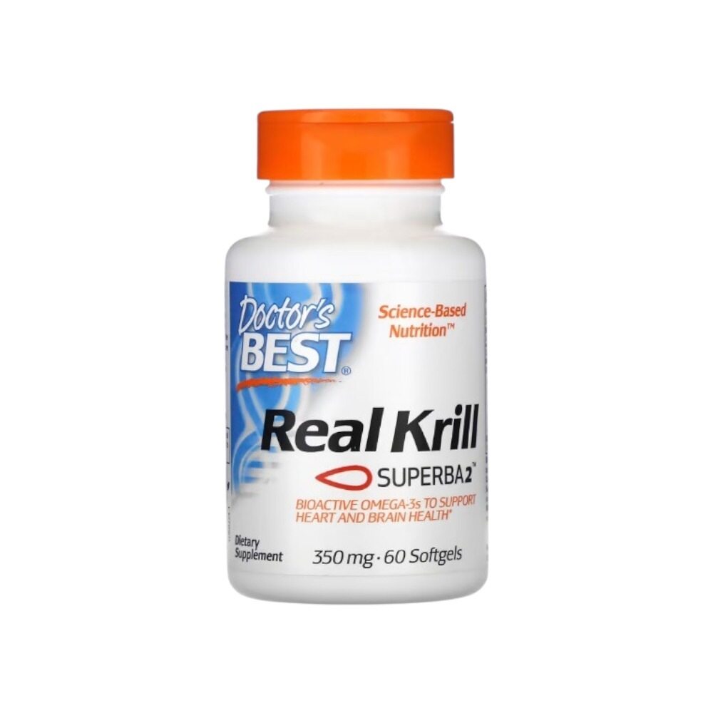 Doctor's Best Real Krill, 350mg 60 softgels