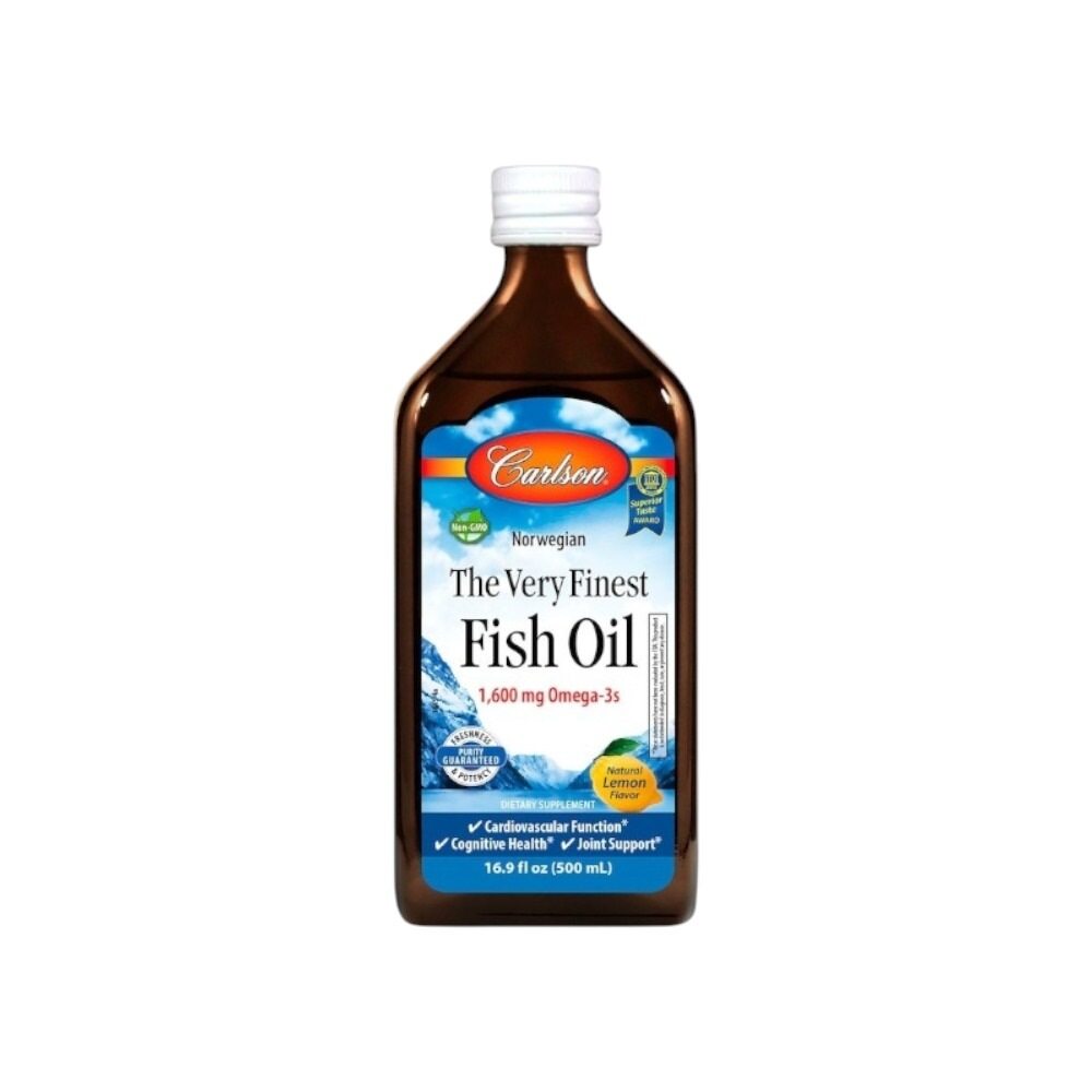 Carlson Labs The Very Finest Fish Oil, Natural Lemon 500ml