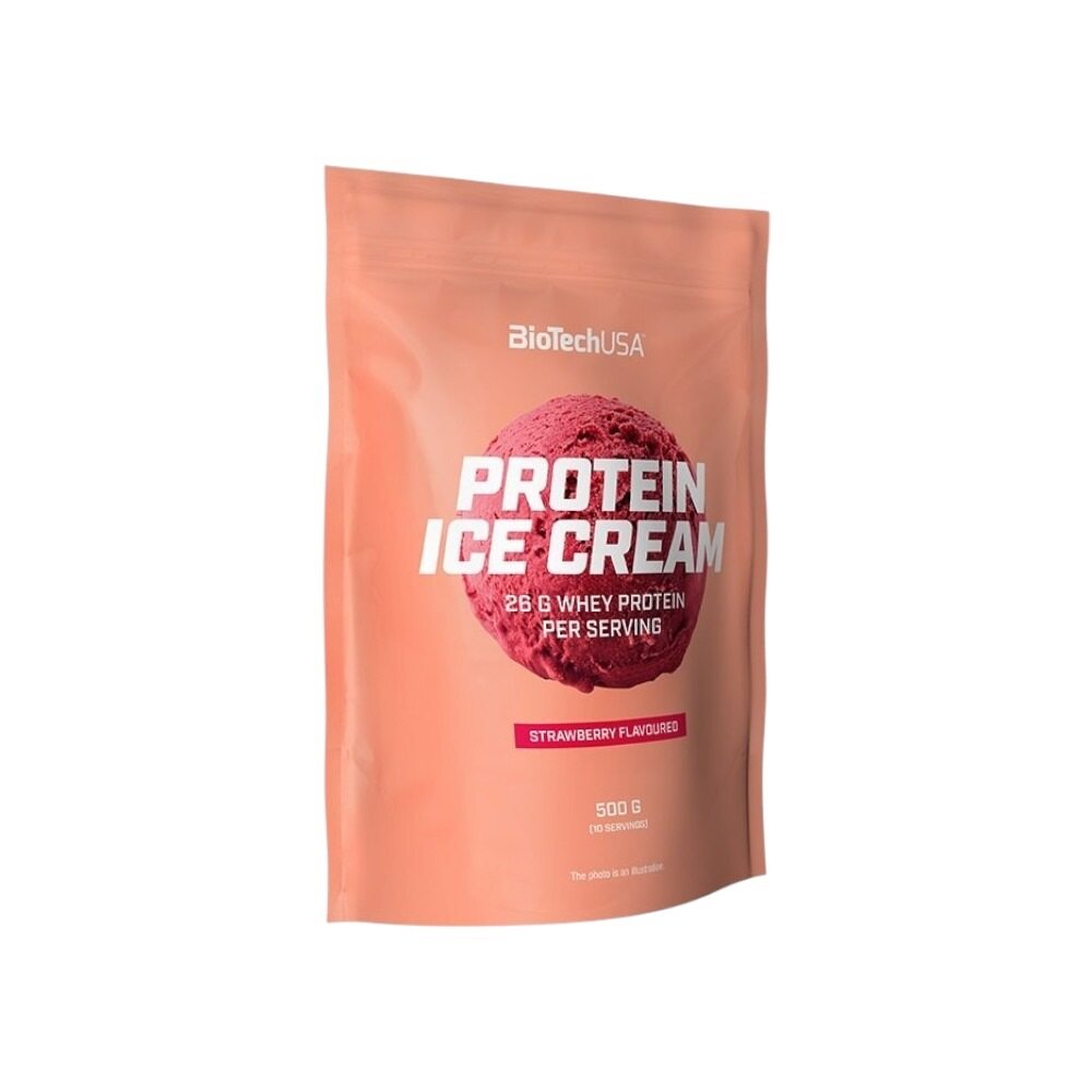 BioTechUSA Protein Ice Cream, Strawberry 500g