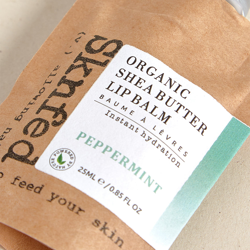 SKNFED Shea Butter Lip Balm Peppermint 25g