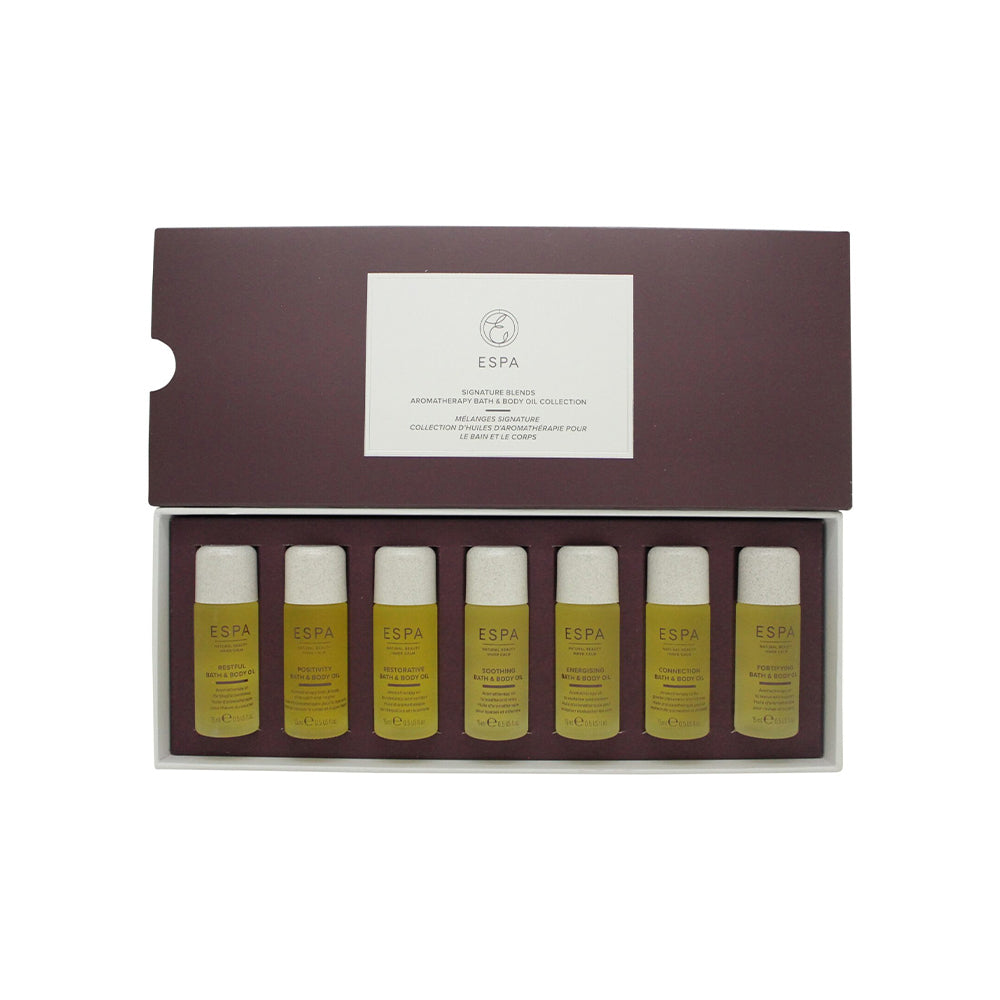 Espa Signature Blends Aromatherapy Bath & Body Oil Collection 7 x 15ml