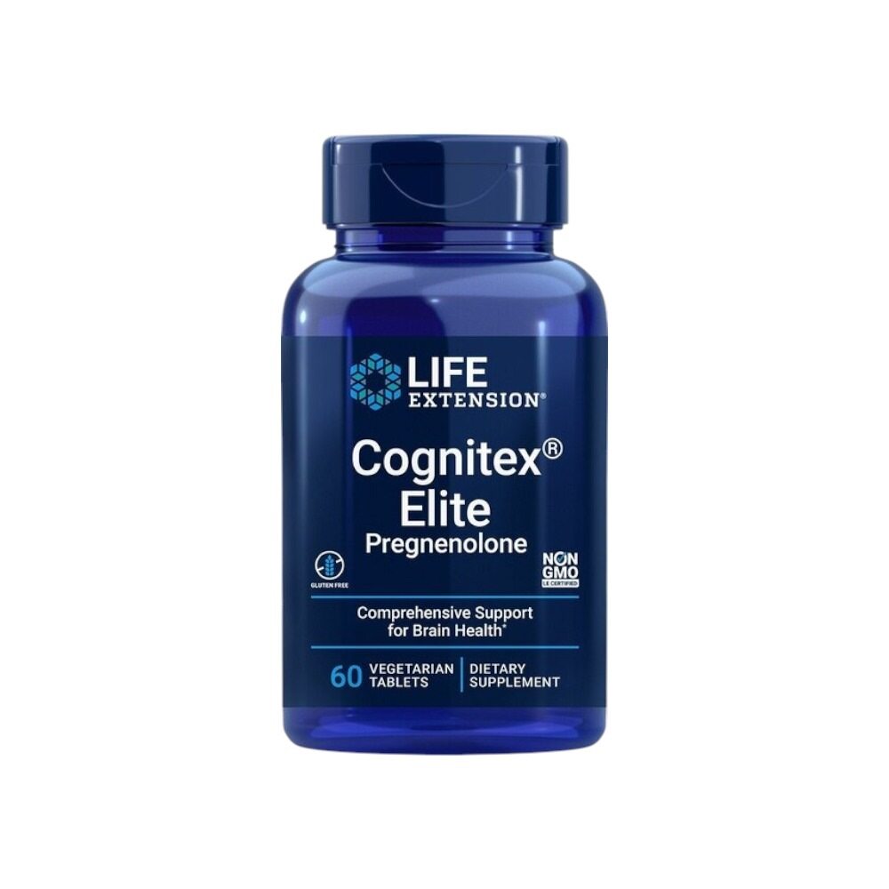 Life Extension Cognitex Elite Pregnenolone 60 Vegeterian Tabs