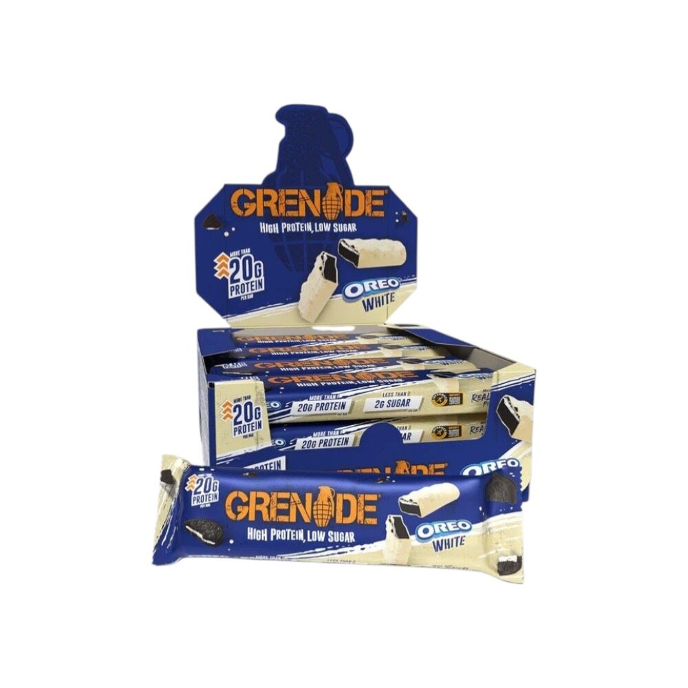 Grenade Protein Bars, OREO White (EAN 5060811384756) 12 x 60g