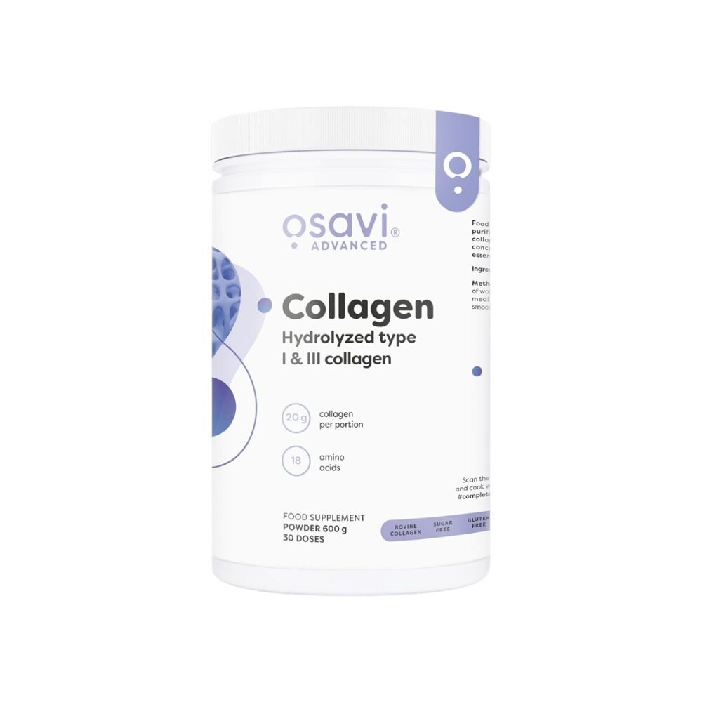 Osavi Collagen Hydrolysed Type I & III, Unflavored 600g