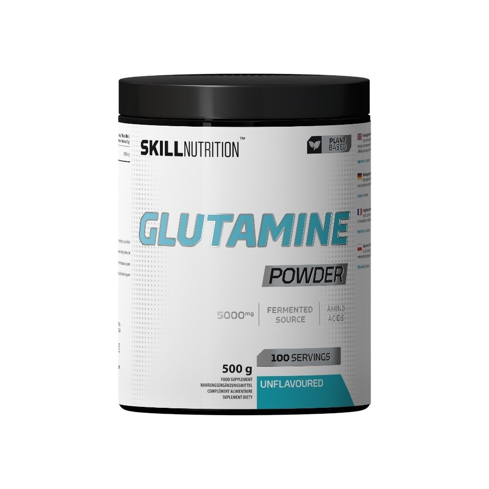 Skill Nutrition Glutamine Powder, Unflavoured 500g