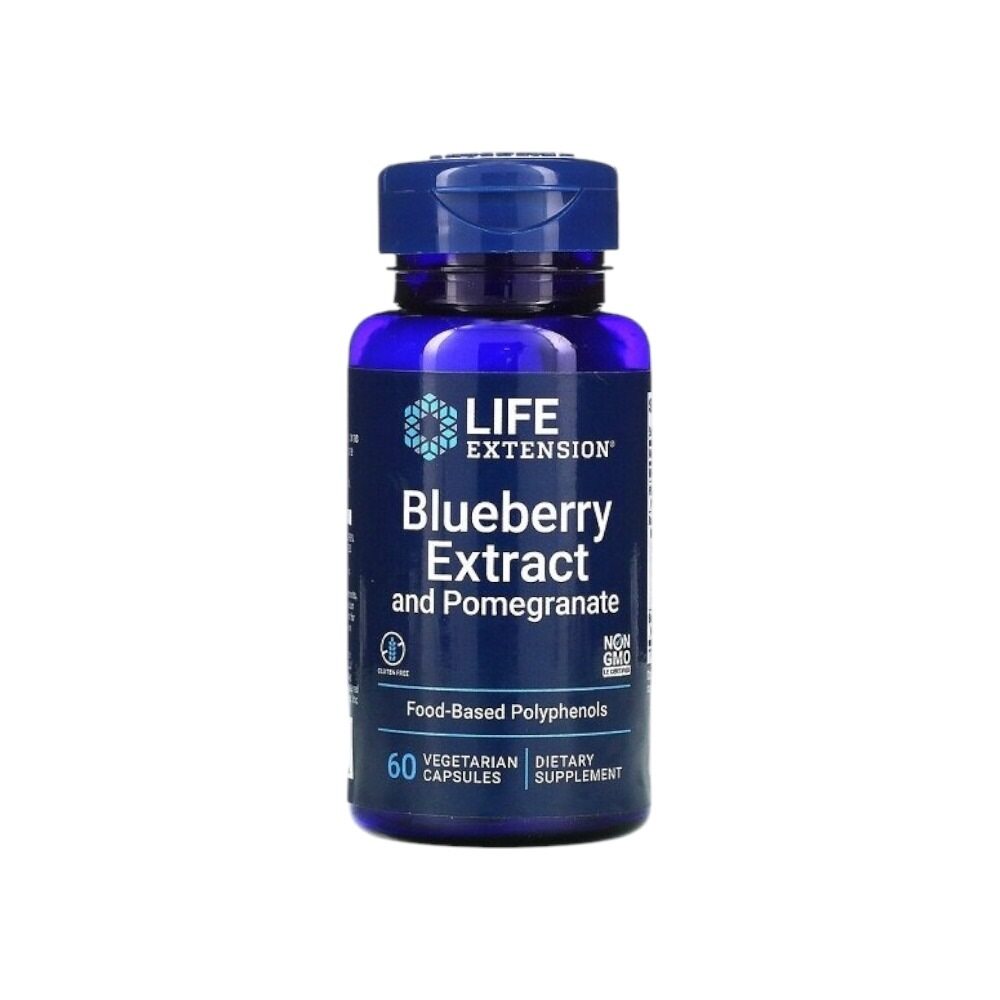 Life Extension Blueberry Extract with Pomegranate 60 Vcaps