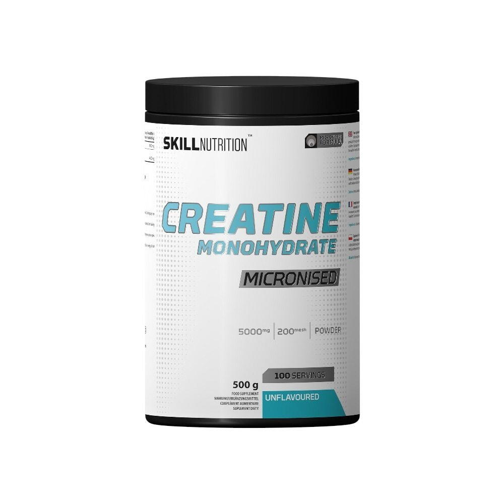 Skill Nutrition Micronised Creatine Monohydrate Unflavoured 500g