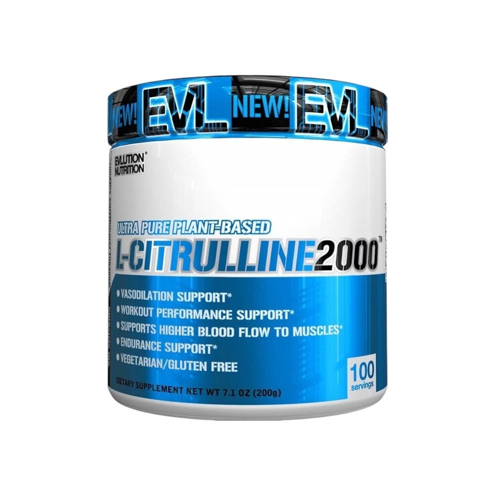 EVLution Nutrition L-Citrulline 2000, Unflavoured 200g