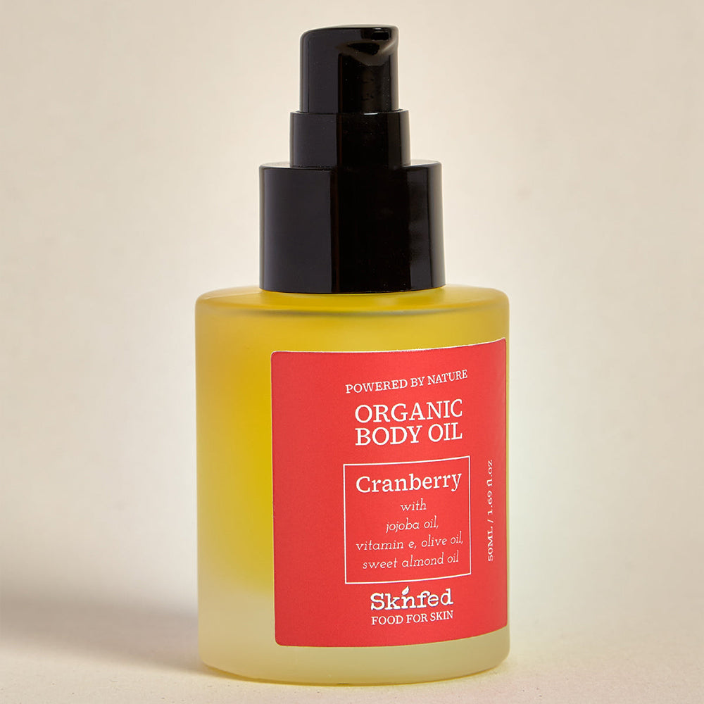 SKNFED Organic Cranberry Body Oil 50ml
