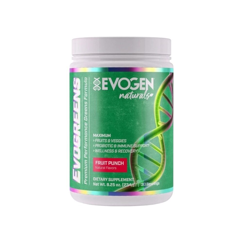 Evogen Evogreens Naturals, Fruit Punch 234g
