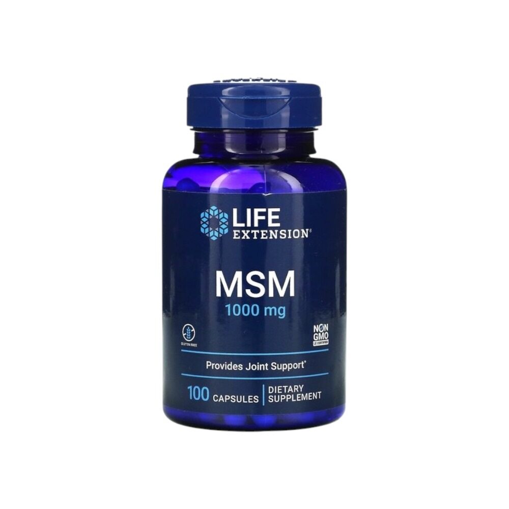 Life Extension MSM, 1000mg 100 Caps