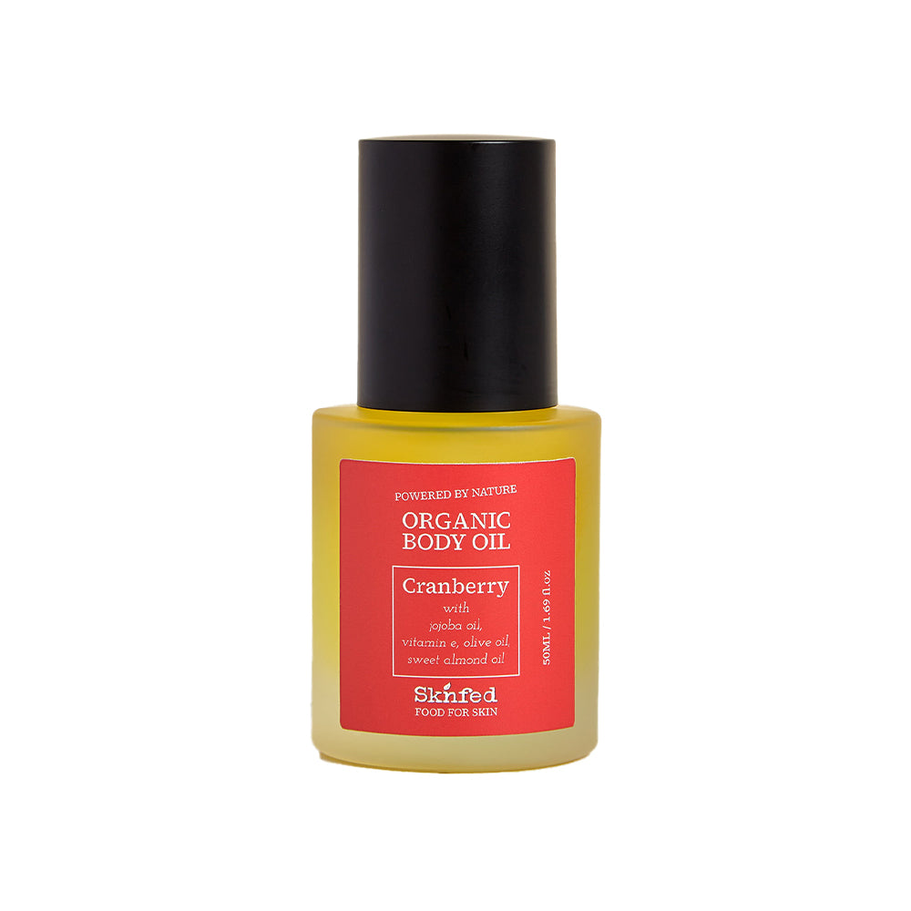 SKNFED Organic Cranberry Body Oil 50ml