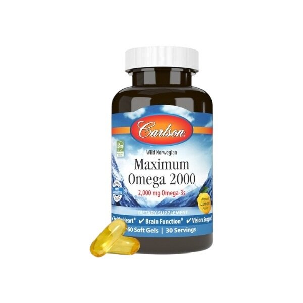 Carlson Labs Maximum Omega 2000 60 Softgels