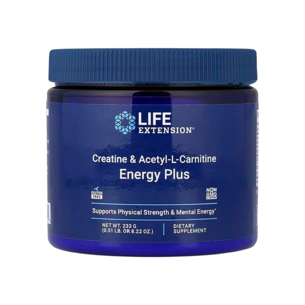 Life Extension Creatine & Acetyl-L-Carnitine Energy Plus 233g