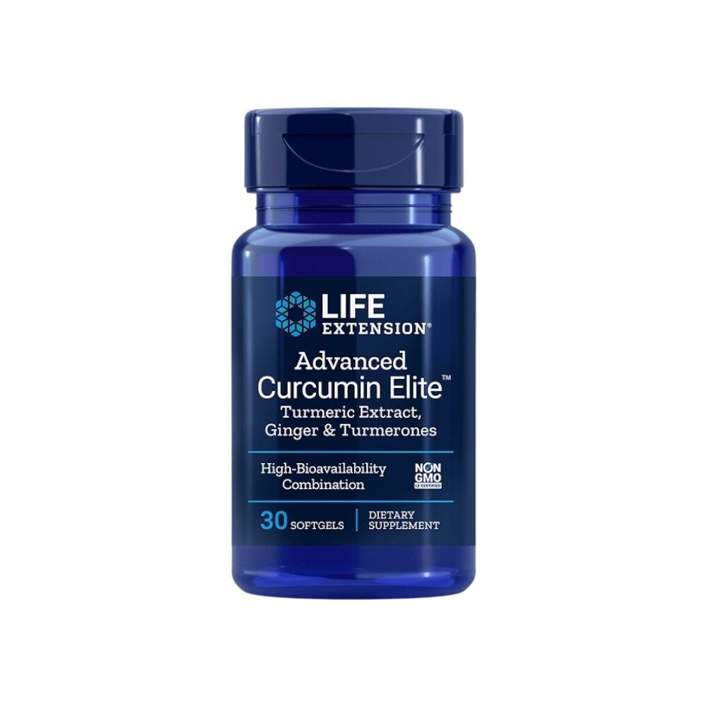 Life Extension Advanced Curcumin Elite Turmeric Extract, Ginger & Turmerones 30 Softgels