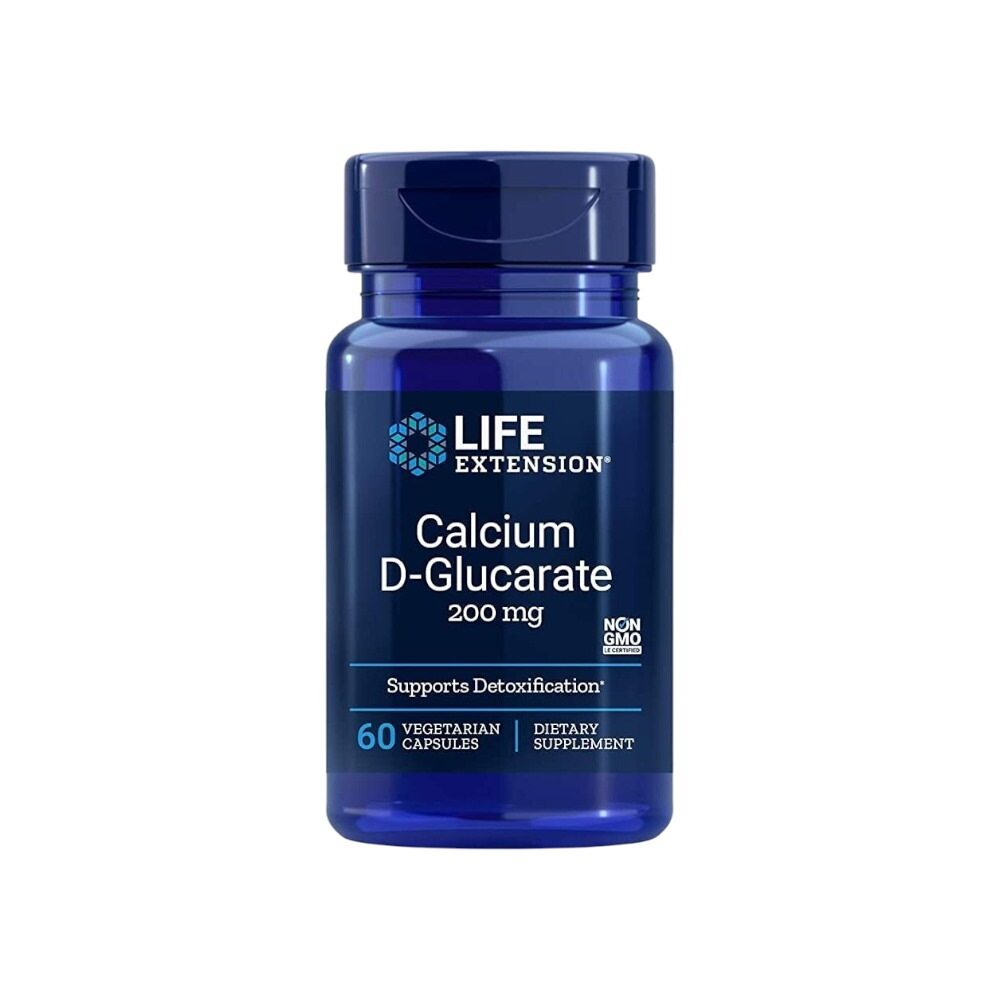 Life Extension Calcium D-Glucarate, 200mg 60 Vcaps
