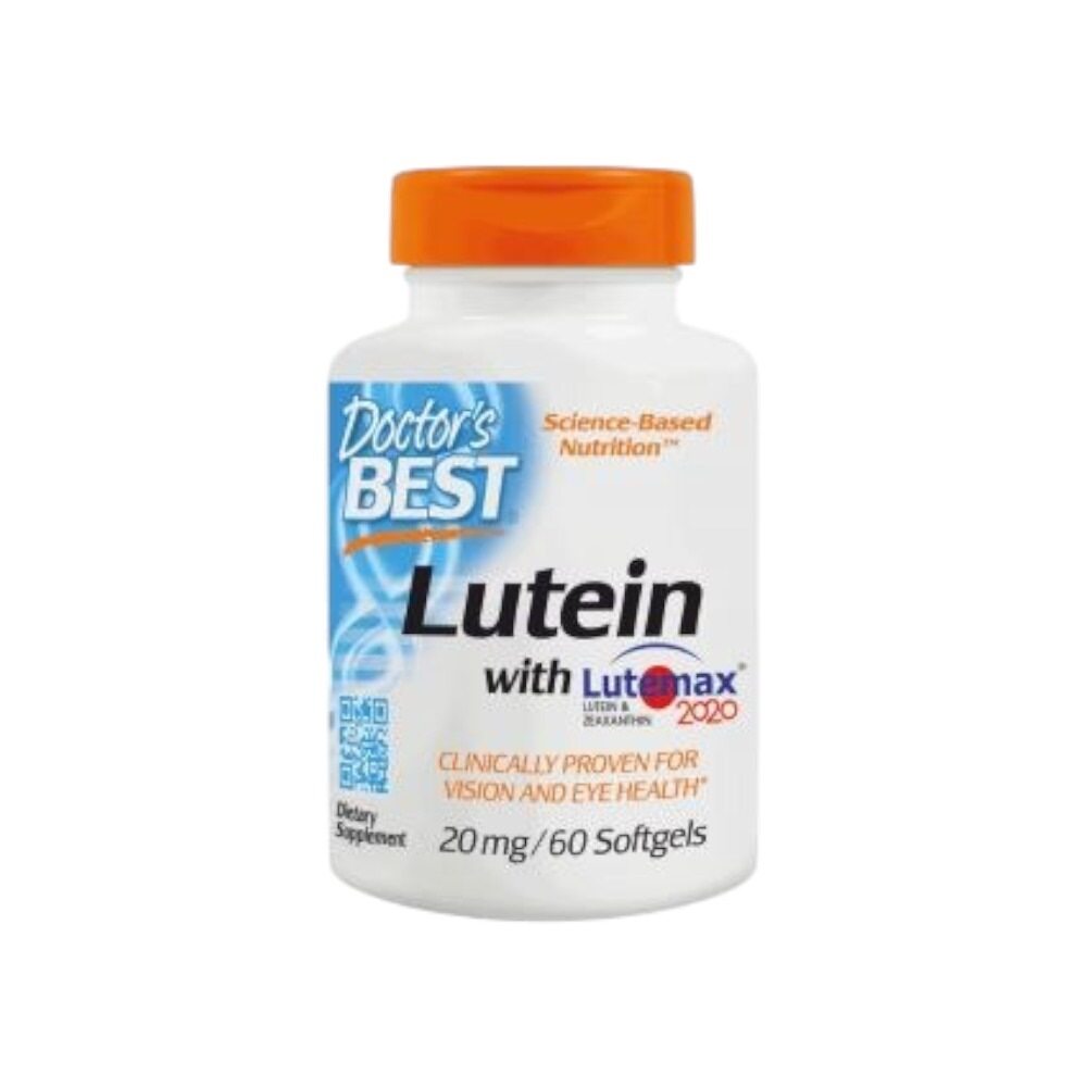 Doctor's Best Lutein with Lutemax, 20mg 60 Softgels