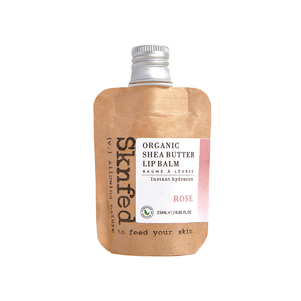SKNFED Shea Butter Lip Balm Rose 25g