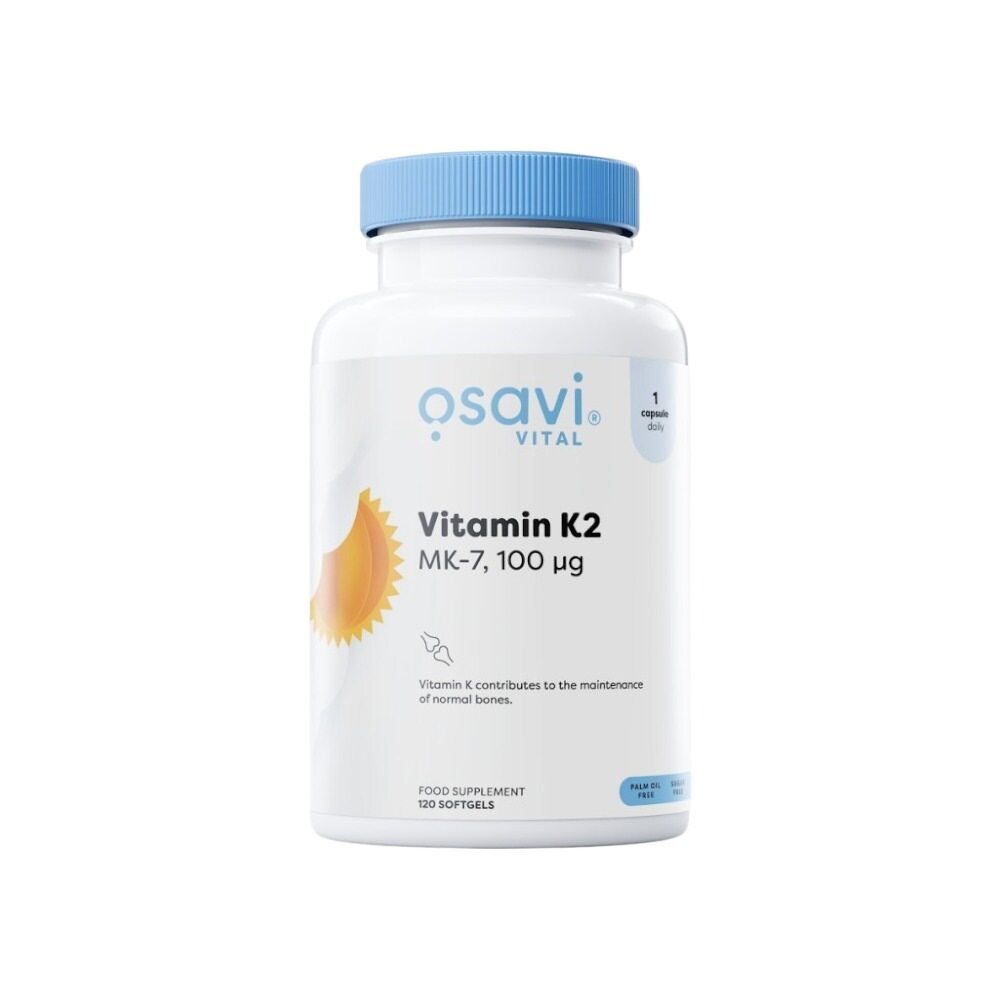 Osavi Vitamin K2 MK-7, 100mcg 120 Softgels