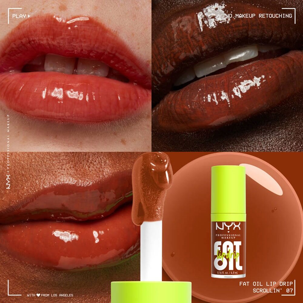 NYX Fat Oil Lip Drip Lip Gloss 4.8ml - Scrollin