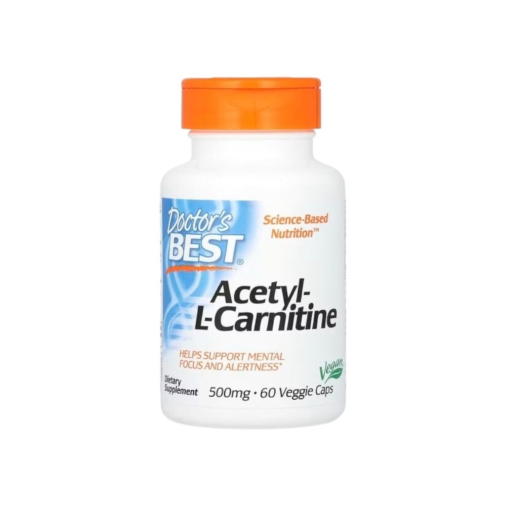 Doctor's Best Acetyl L-Carnitine, 500mg 60 Vcaps