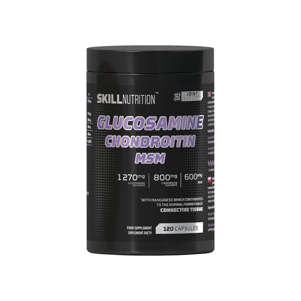 Skill Nutrition Glucosamine Chondroitin MSM 120 caps